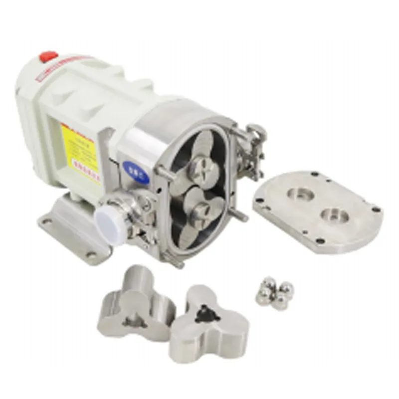 Cam type stainless steel sanitary grade rotor pump high viscosity food filling conveyor pump cosmetic paste conveyor material