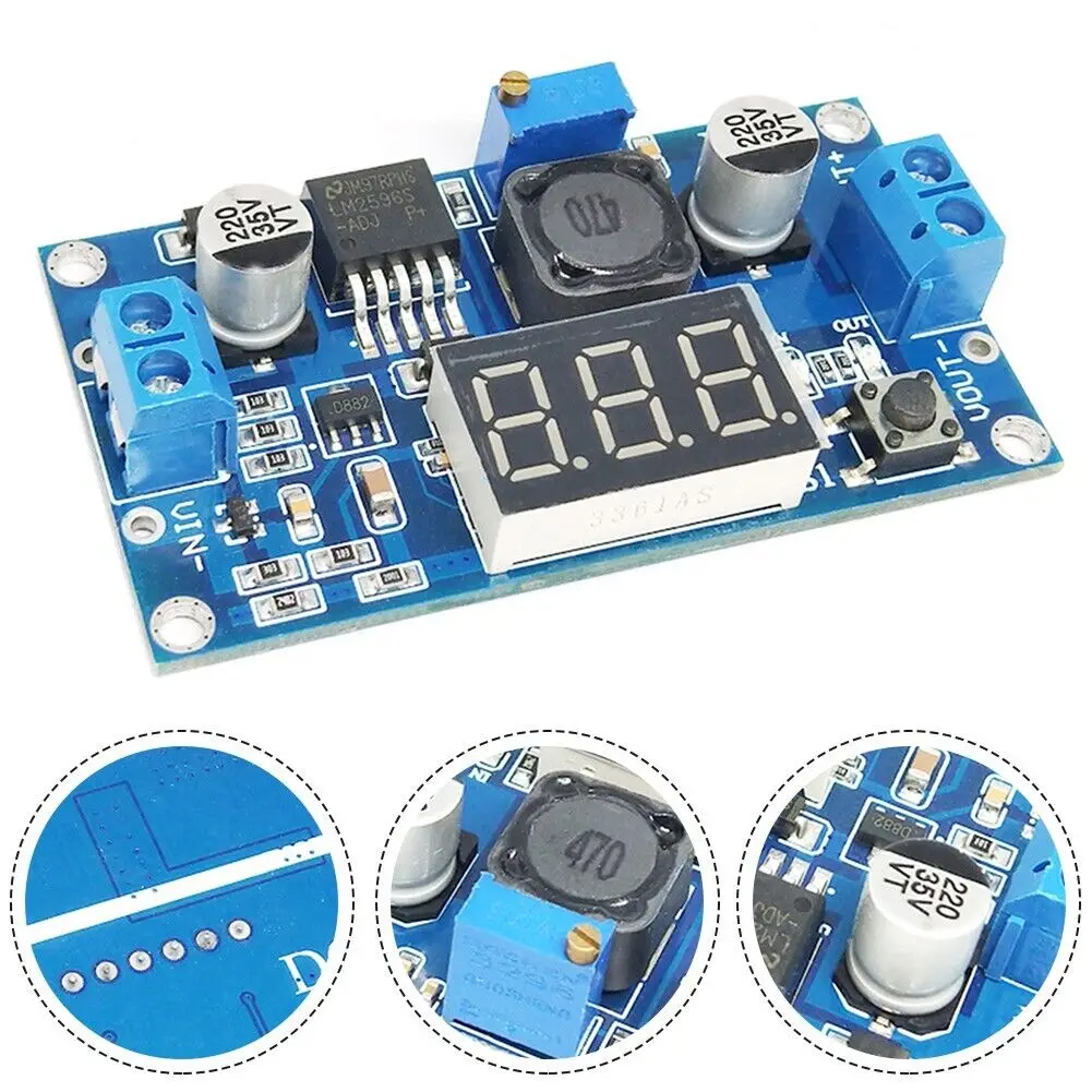 Overheat Protection Step Down Module Conversion Efficiency 88 Current Output 3A Input Voltage 4.0 40V Output Voltage 1.25V 37V