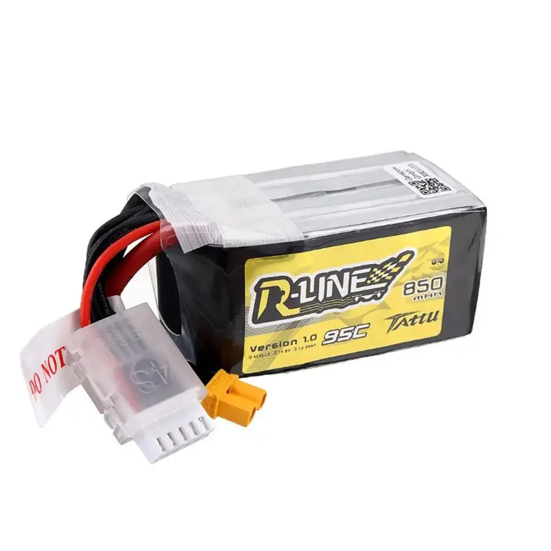 Gens Ace Tattu R-Line 1.0 2.0 LiPo Rechargeable Battery 550/650/750/850/1050/1300/1550/1800mah 95C 3S 4S 6S for RC FPV Racing