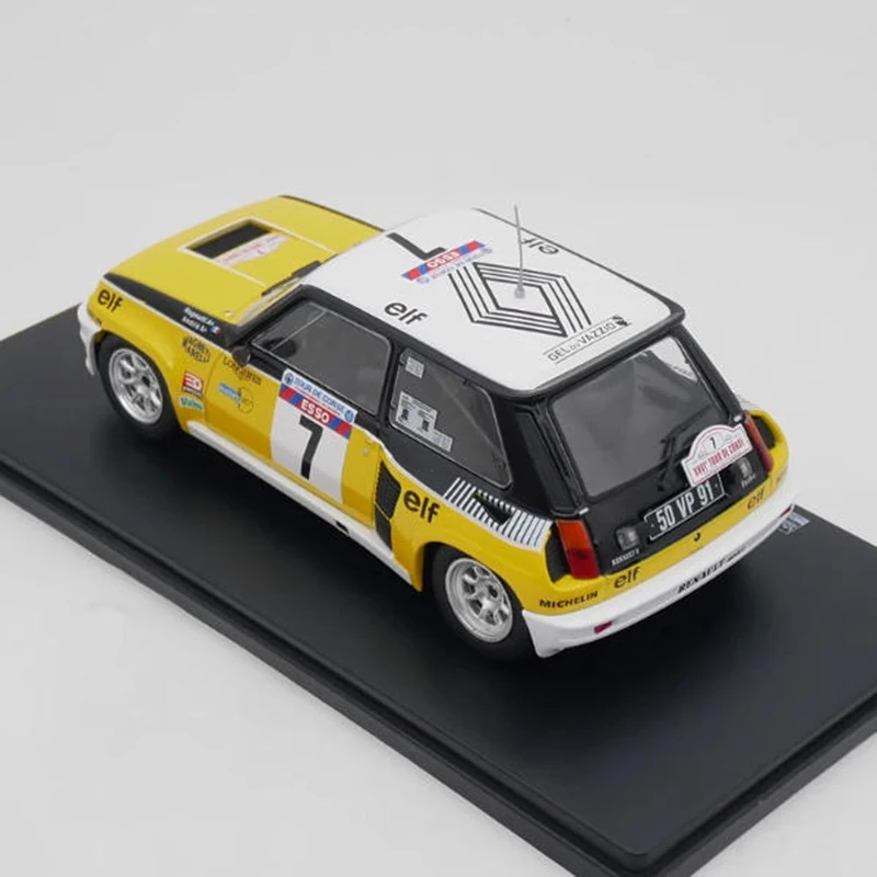 

IXO 1:24 5 Turbo WRC 1982, модель раллийного автомобиля из сплава, статическая коллекция, украшенные праздничные подарки, игрушки