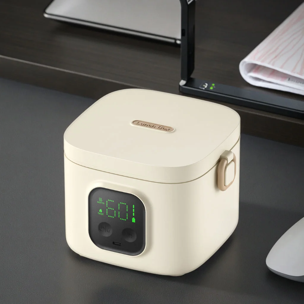 New Listing Rechargeable Electric Lunch Box for Kids Wireless Insulated Bowl for Camping for Car Use USB Power Source