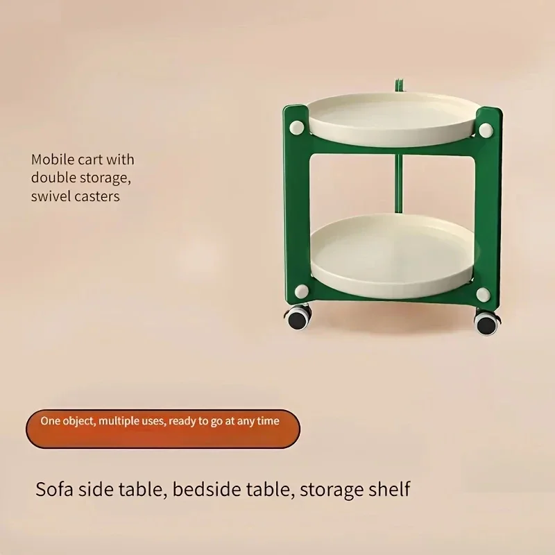 أريكة صغيرة منضدة جانبية لغرفة النوم والقهوة طاولة تخزين حديثة بجانب السرير مع عجلات أثاث غرفة جمالية من Mesitas De Noche #5