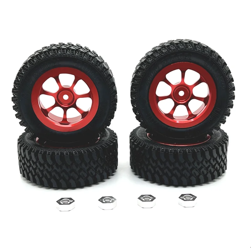 

Metal Upgrade, 82 * 30mm Metal Wheels+Connectors, For MN Model 1/12 MN128 MN86 G500 RC Car Parts