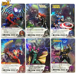 Marvel Avengers Alliance Card Hero Battle Spider-Man Thanos CR Cards MR Cards UR Card Animation periferiche Collection Cards