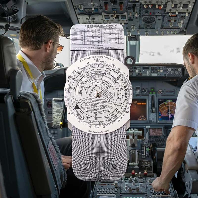 E6B Metal Flight Computer,Aviation Aluminum Flight Computer,Aviation Pilot Calculator Standard Flight Training