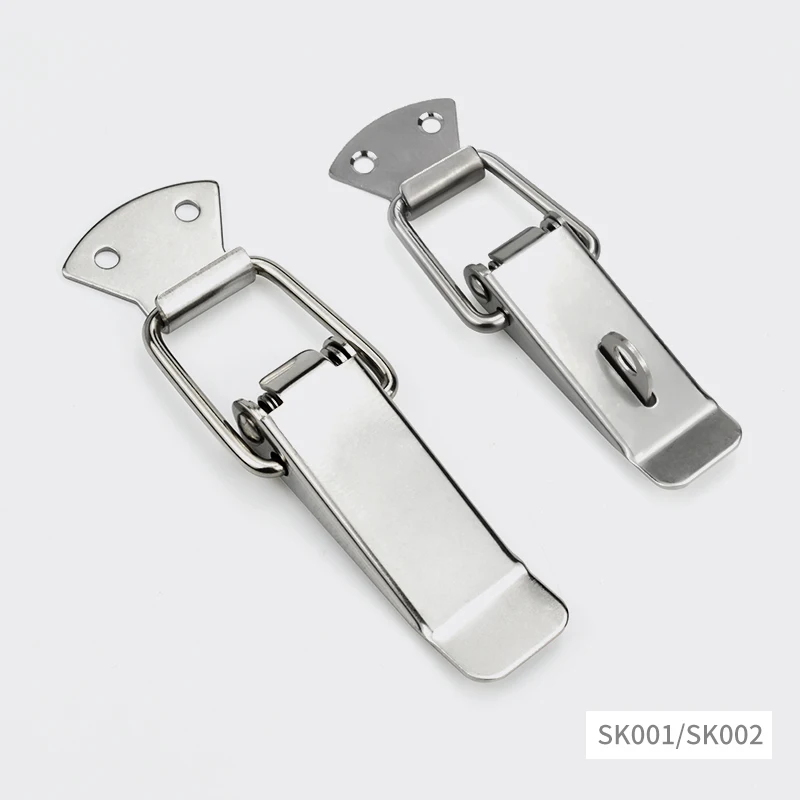 304 Stainless Steel HASP Tool Box Latch, Wooden Advertising Box Spring Box Latch, Window Door Lock Pull Tight Latch