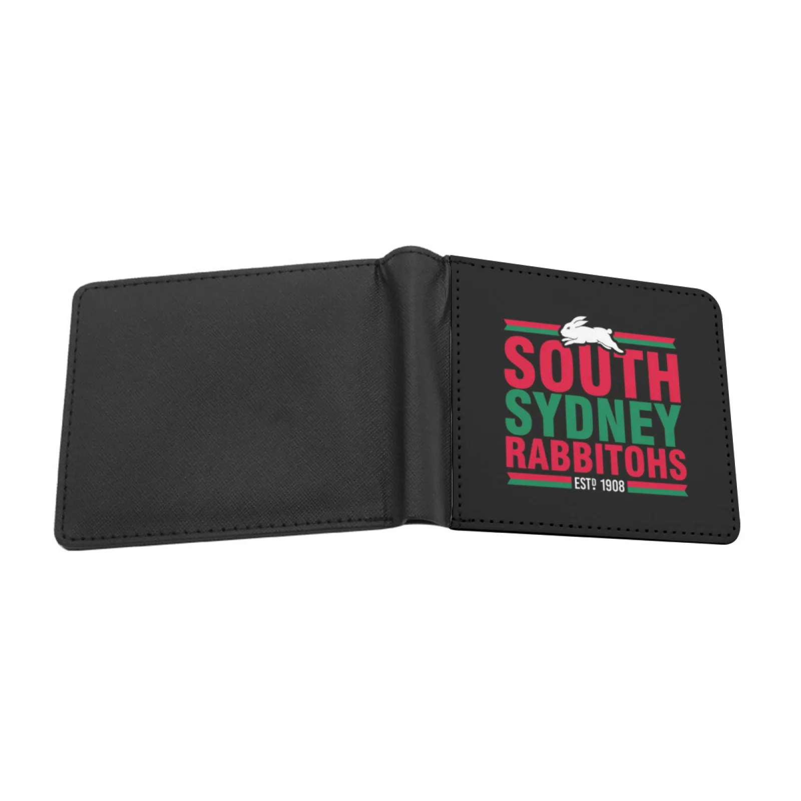 South Sydney Rabbitohs New Men's Wallet Short Fashion Pu Leather Wallet Multi Card Wallet Rabbitohs Rugby Redfern Nrl Souths