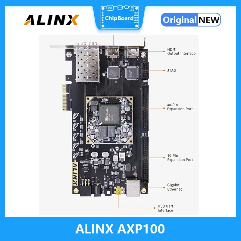 ALINX AXP100 :PANGOMICRO Logos2 PG2L100H FPGA PCIe SFP FPGA  Board