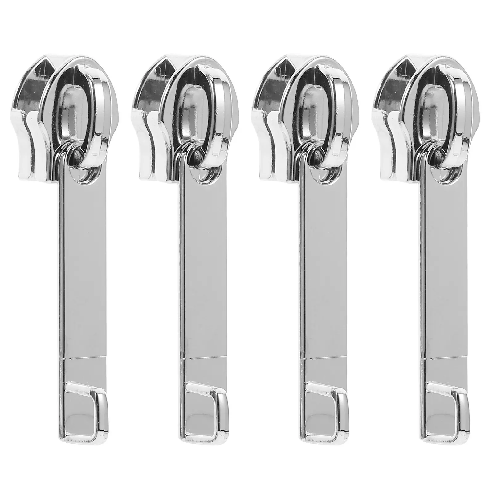 4Pcs Double Layer Explosion Proof Zipper Pull Replacement Tabs for Luggage Suitcase Zipper Slider Repair Puller Accessories