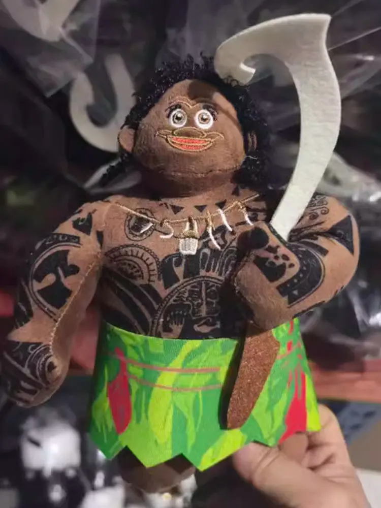 ในสต็อกอะนิเมะ Moana 2 สัตว์เลี้ยงหมู Pua Maui Heihei ตุ๊กตาสัตว์น่ารัก Pepa การ์ตูน Disney Plush ที่กําหนดเองของเล่น