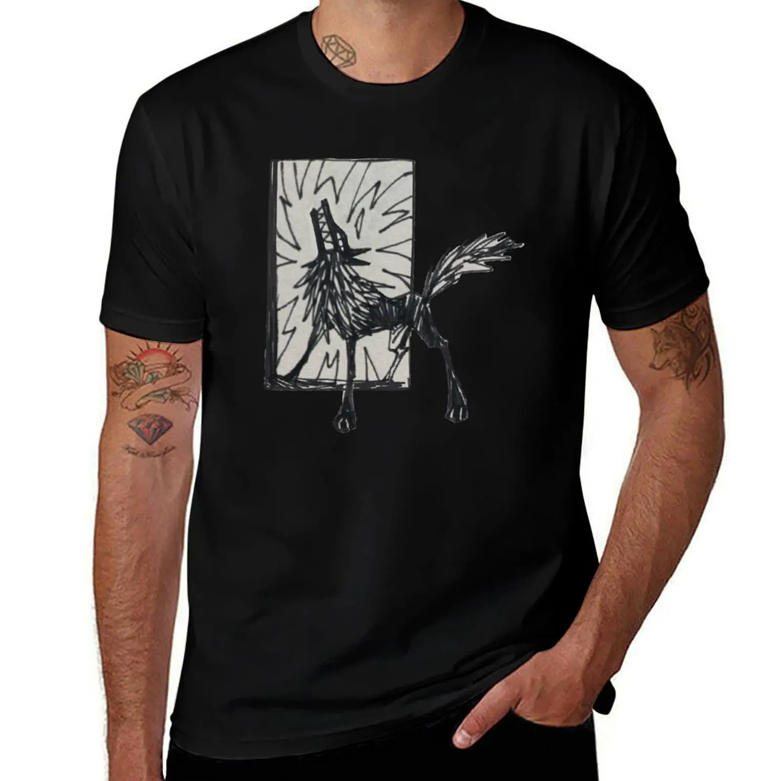 

i keep the wolf at the door T-Shirt Summer Holiday T-Shirt