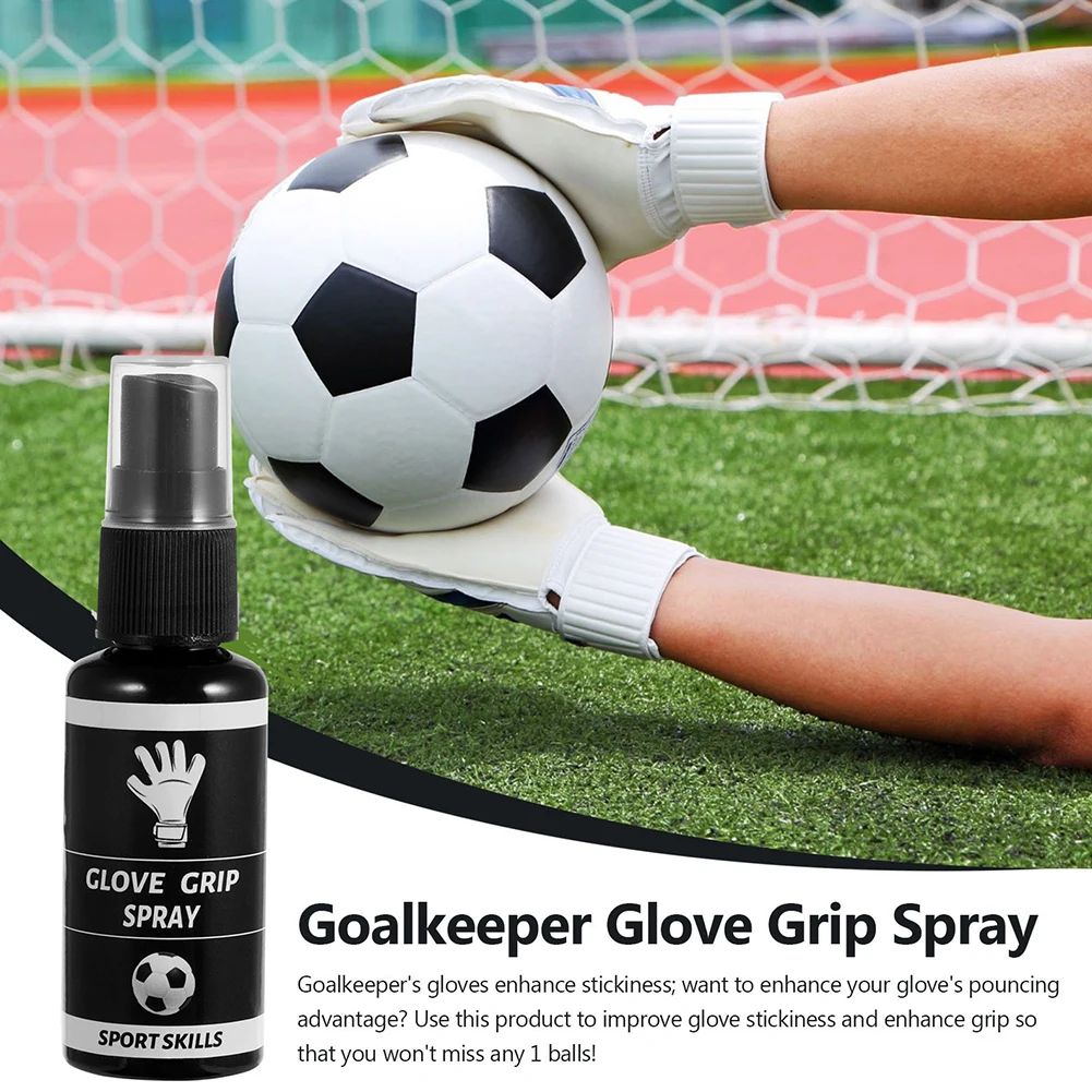 

Goalkeeper Glove Grip Spray Latex Gloves Spray Anti Slip Sports Gloves Spray Enhance Sticky for Football Baseball