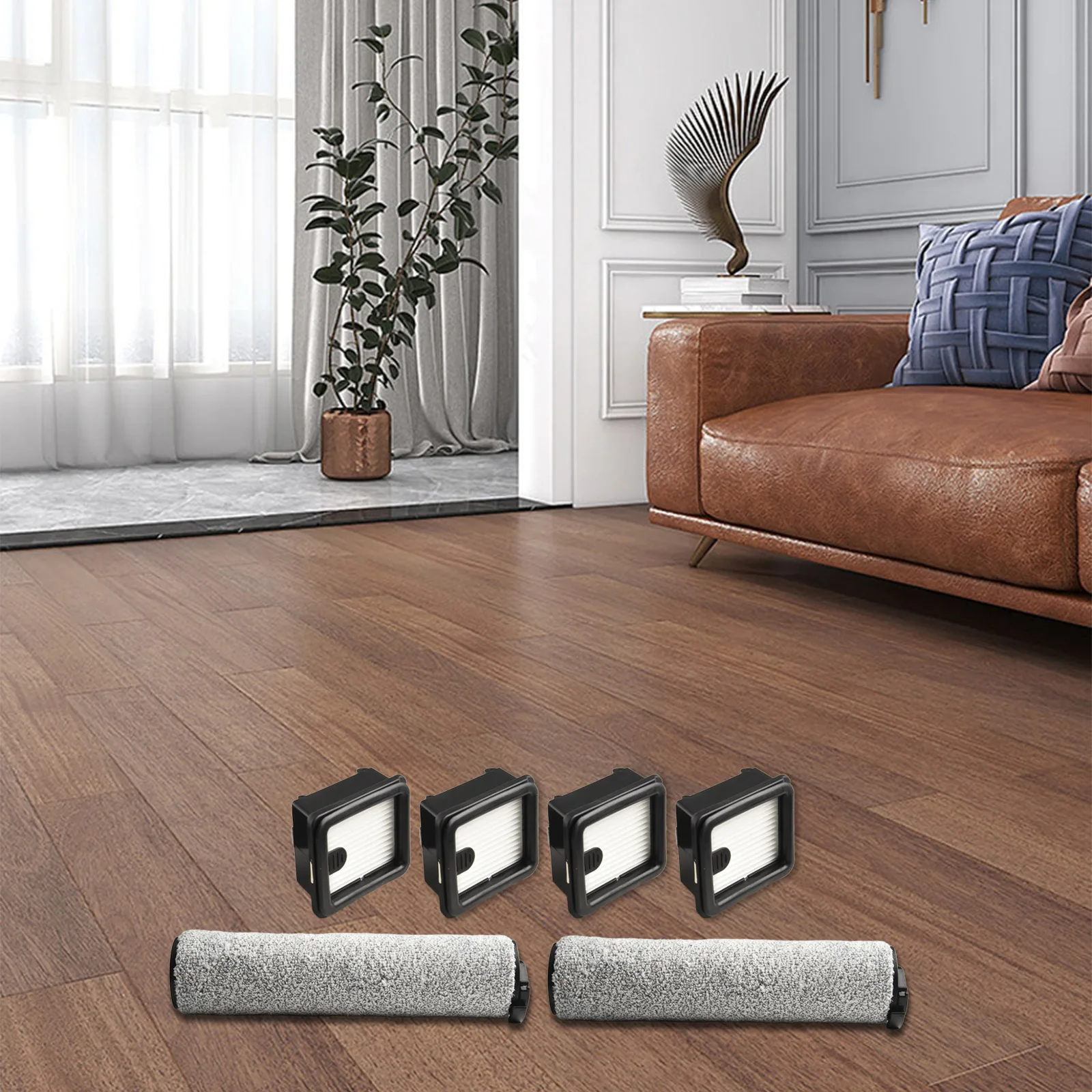 

Enhance Your Cleaning Experience with For Uwant For X100X100 S Pro Vacuum Cleaner Accessories 4 Filters 2 Roller Brushes