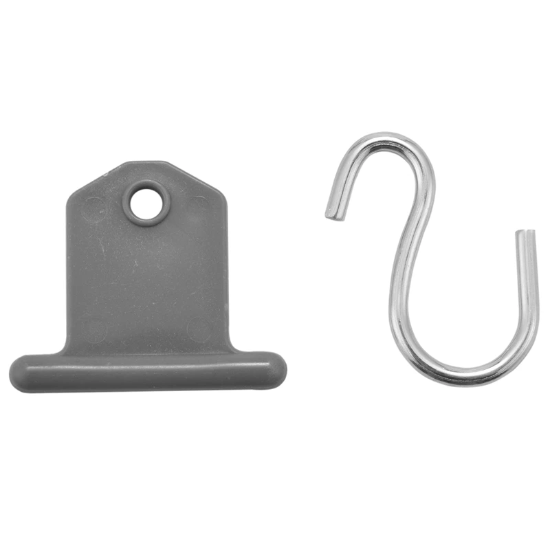 Piping Strip Hooks, Set Of 16 RV Awning Hooks, Camping Awning Hooks, Piping Rail Accessories For Motorhome, Caravan