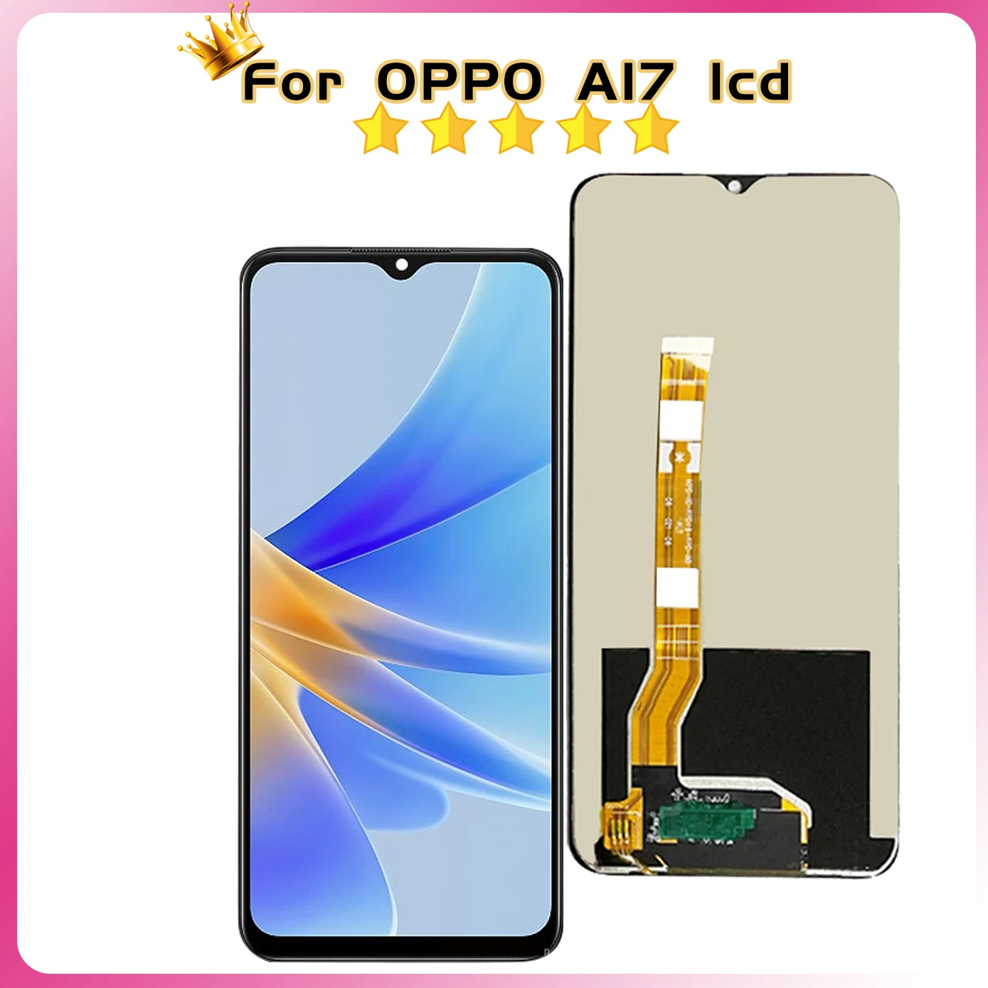 6.5\'\' LCD For Oppo A17K CPH2471 LCD Display Touch Screen For Oppo A17 CPH2477 LCD Didsplay Digitizer Assembly Replacement