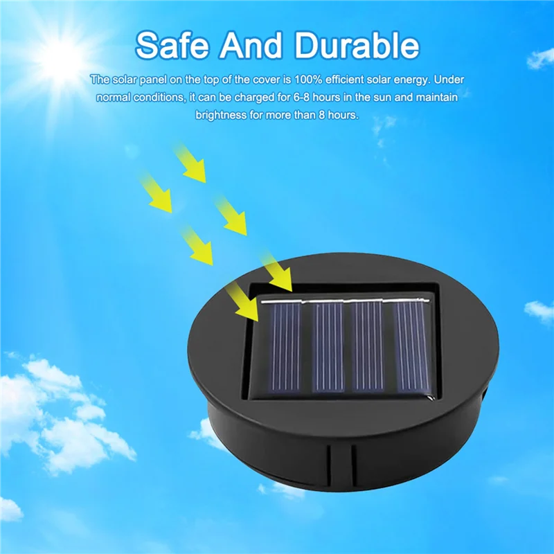 AS95-8X استبدال الضوء الشمسي العلوي لوحة طاقة شمسية في الهواء الطلق معلقة الفوانيس الشمسية أجزاء مقاوم للماء إضاءة الحديقة الملحقات