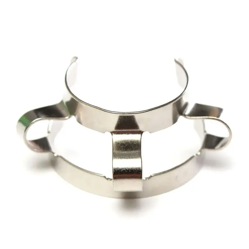 Leading-16Pcs NO.24 Stainless Steel Clip Keck Clamp For 24/29 24/40 Glass Ground Joint