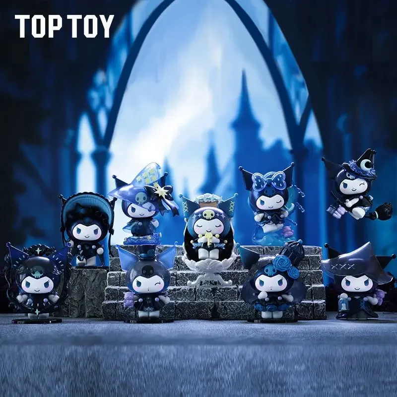 

TOPTOY New Sanrio Kuromi Witch Celebration Series Open Box Toys Anime Kuromi Figurines Toys Collection Ornaments For Girls Gifts