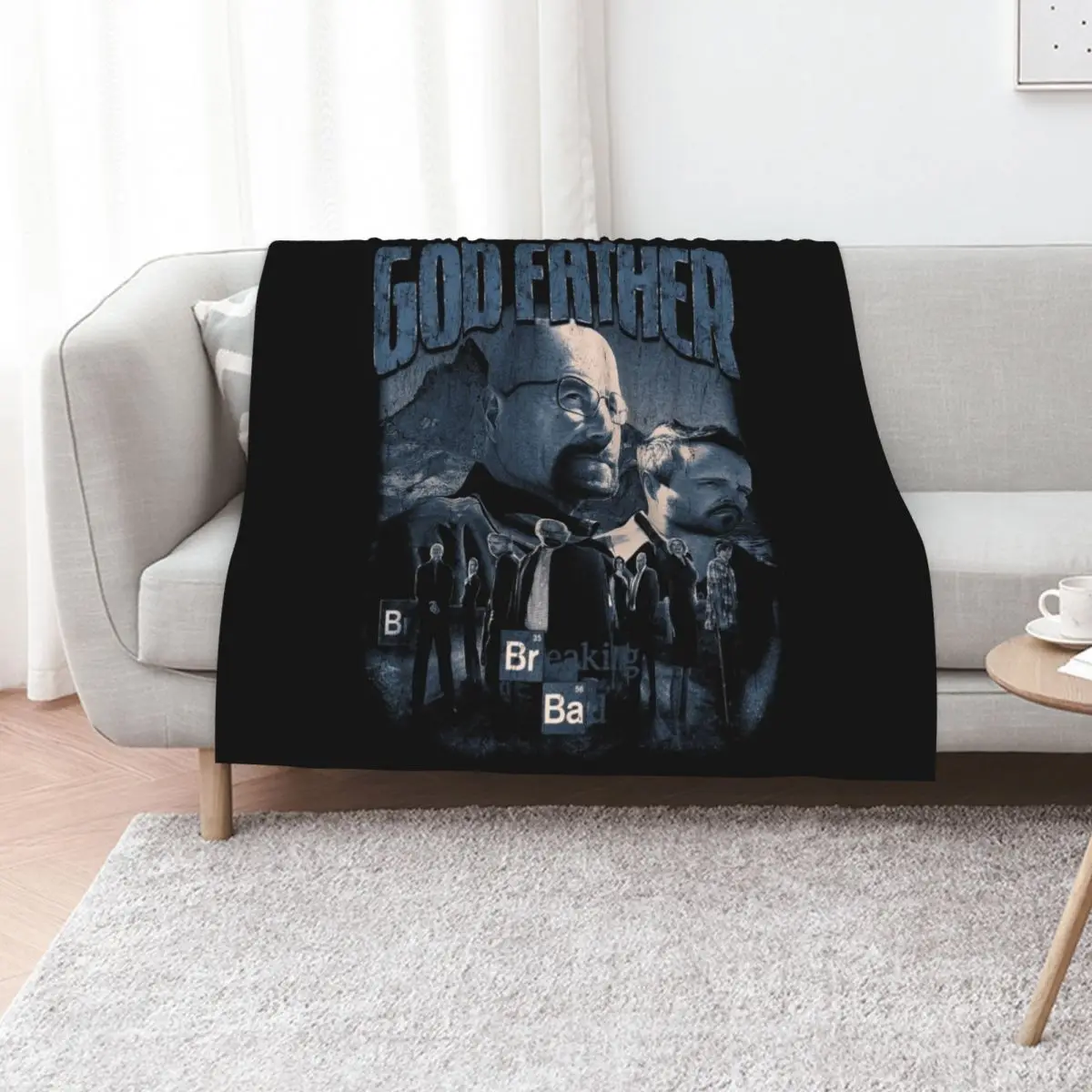 Heisenberg breaking bad vintage style Throw Blanket Winter beds Soft Comforter Thermal Hair for babies Blankets