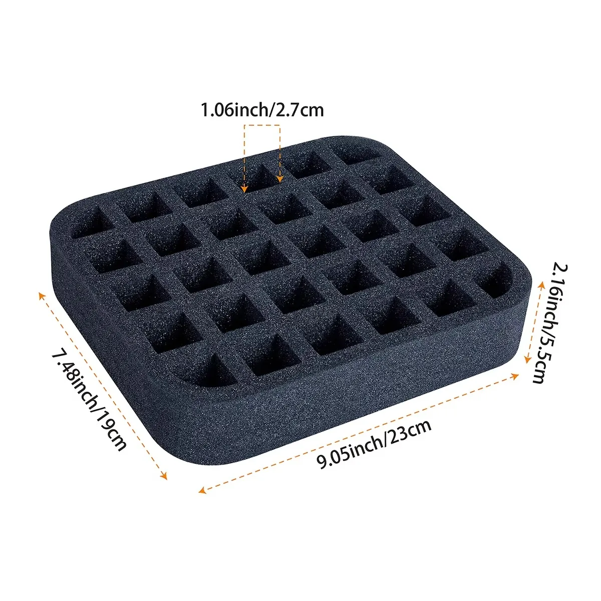 30 Slot Foam Padded Removable Luggage Accessories Holds 30 Bottom 15 Ml Bottles Of Nail Polish Or Essential Oil Storage Tool