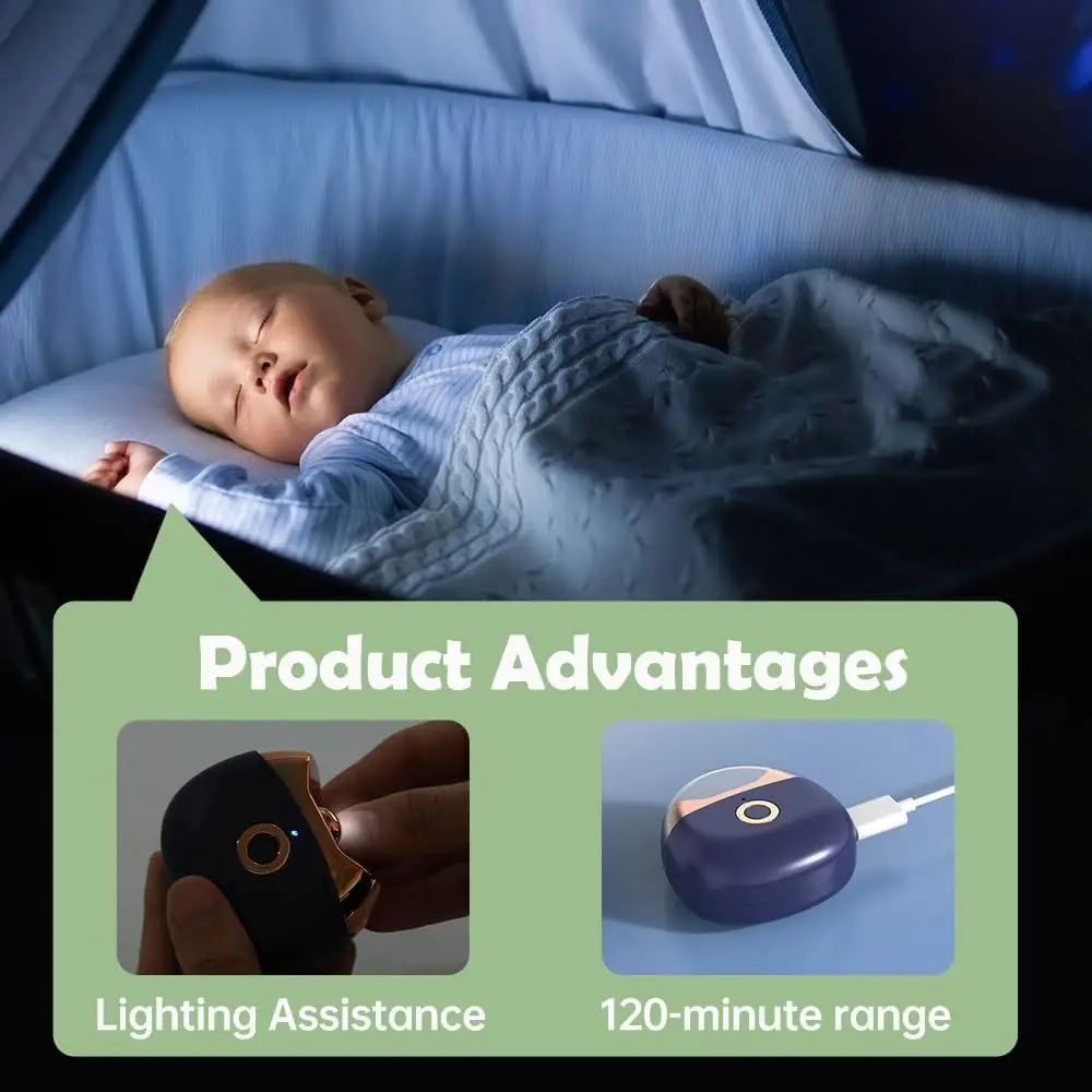 

Портативный электрический триммер для ногтей с LED-подсветкой, USB-C, перезаряжаемый, бесшумный, автоматический, для взрослых