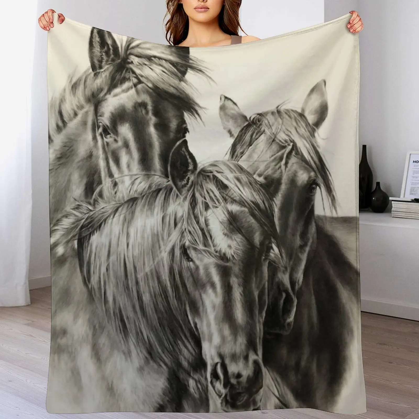 

We Three Kings Throw Blanket Blankets For Sofas Plaid cosplay anime Summer Blankets