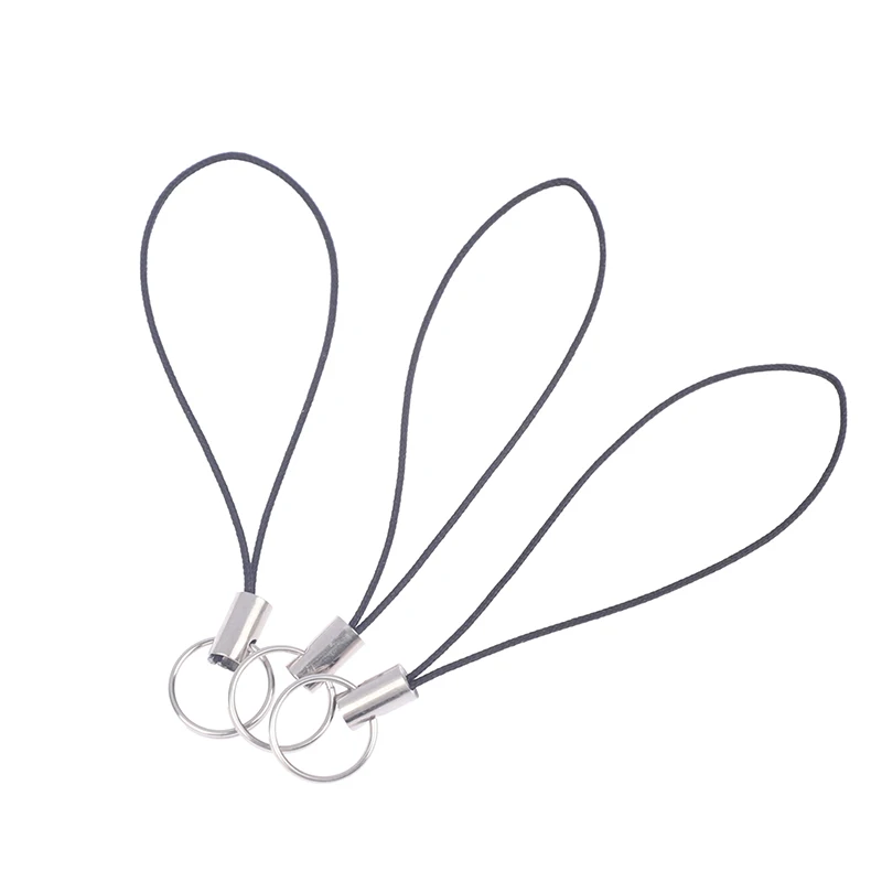10Pcs/lot Lanyard Lariat Cords Clasp Rope Keychains Hooks Mobile Phone Strap Charms Keyring Bag Accessories Key Ring