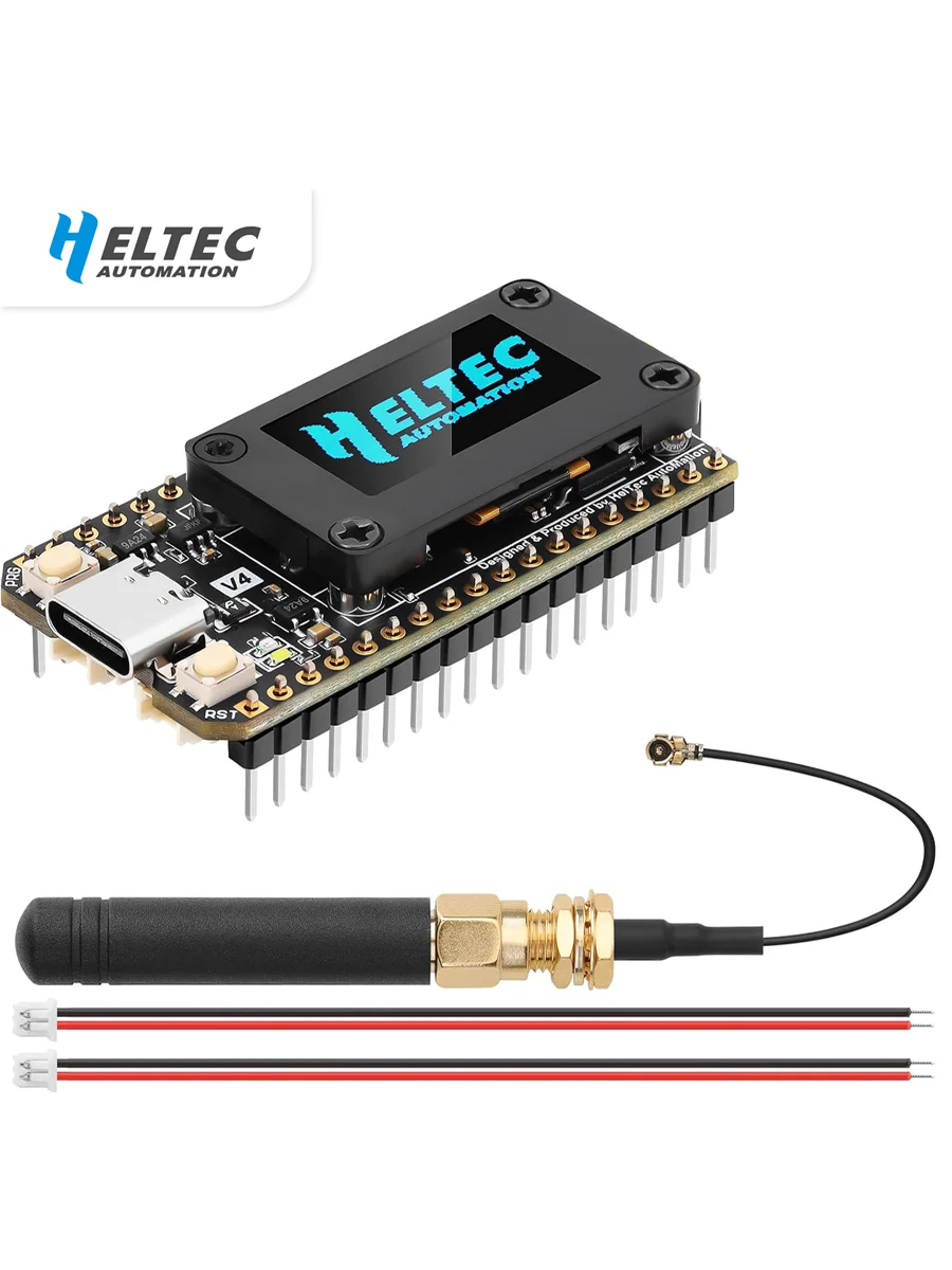 Heltec V4.3 Meshcore Meshtastic GPS ESP32 SX1262 0.96 cala OLED Zasilana energią słoneczną Płytka Rozwojowa Sieci Mesh WiFi LoRa BLE 28dBm — 2