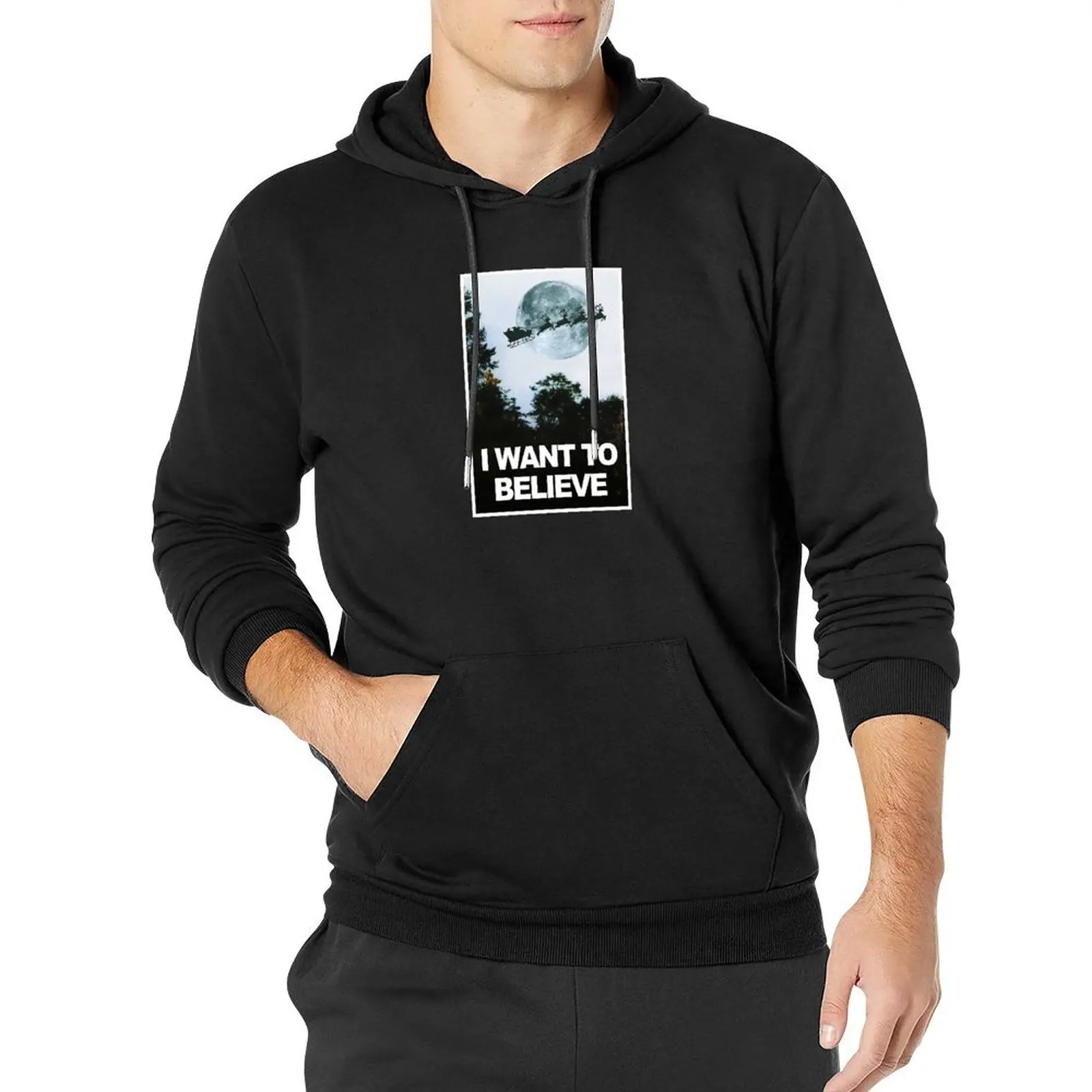 

I want to believe... in Santa Pullover Hoodie korean style clothes winter clothes new in hoodies