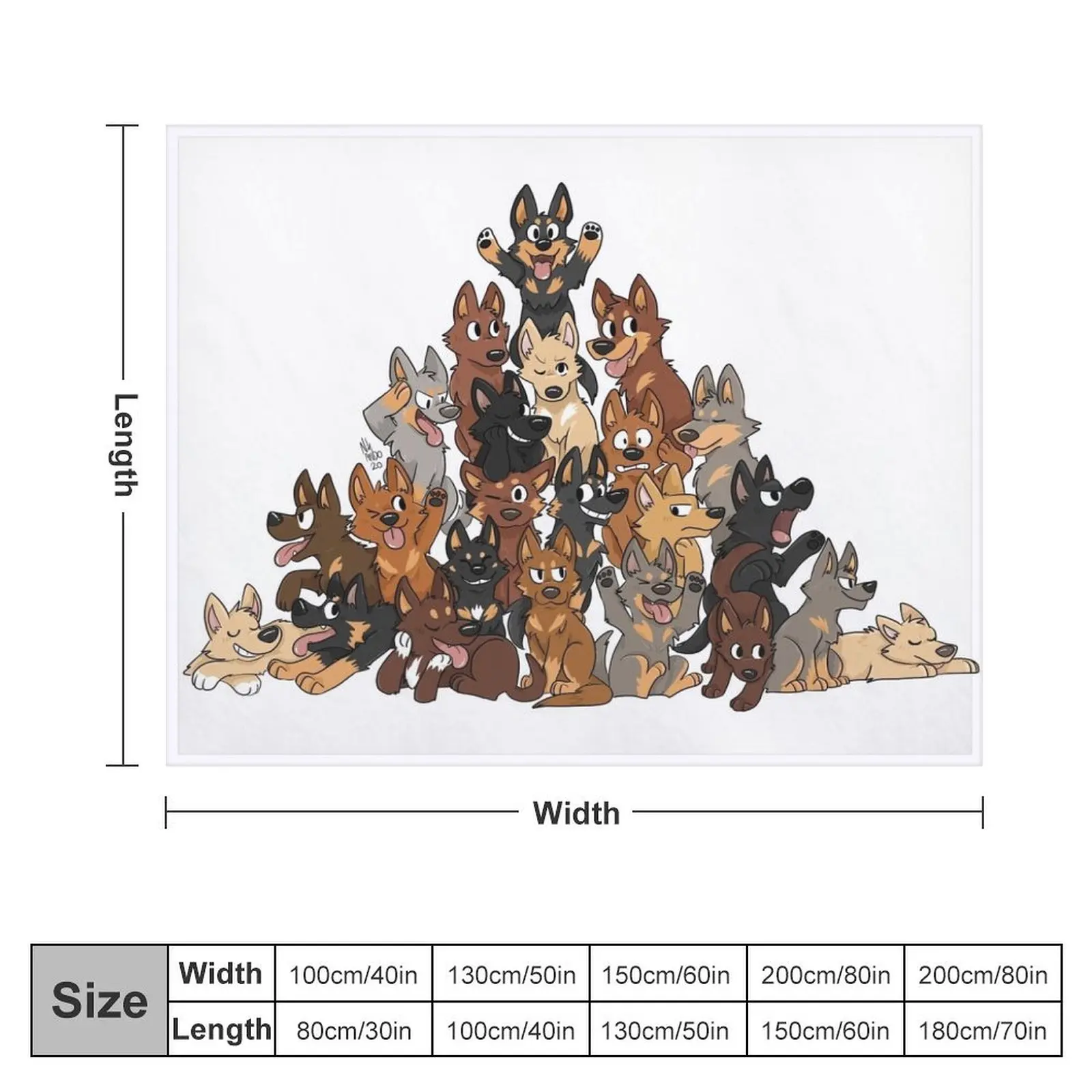 Kelpie Pile Throw Blanket Travel Luxury Thicken Warm Thermals For Travel Blankets