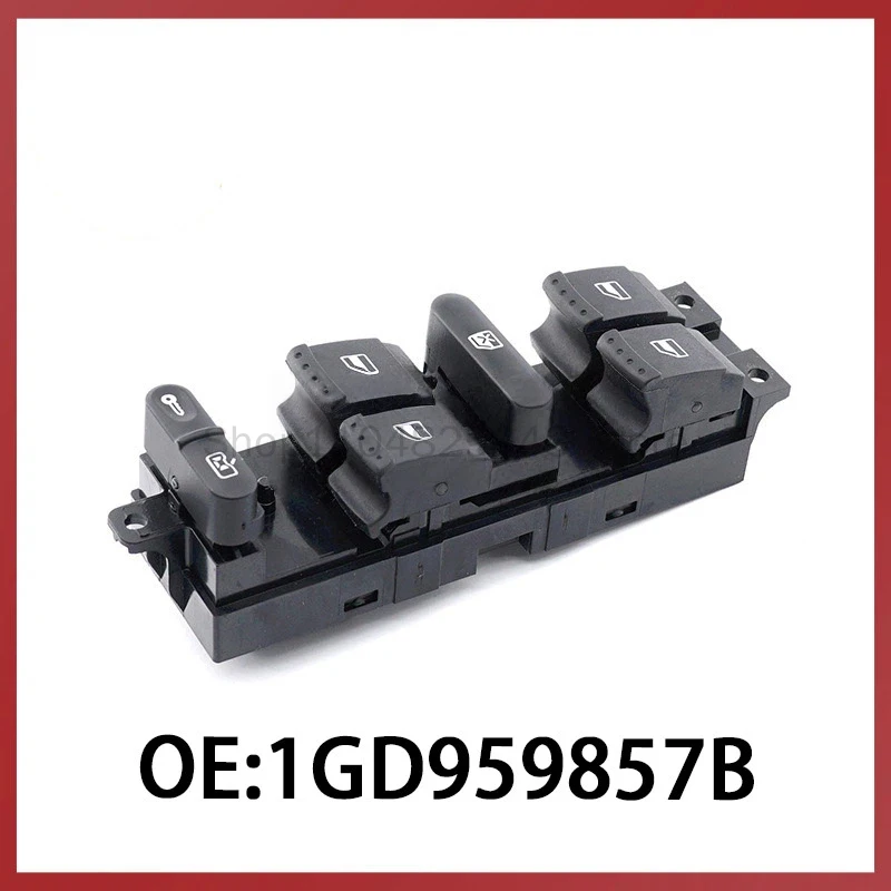 

1GD959857B подходит для переключателя управления стеклоподъемником Volkswagen, главного переключателя регулировки электростеклоподъемников.