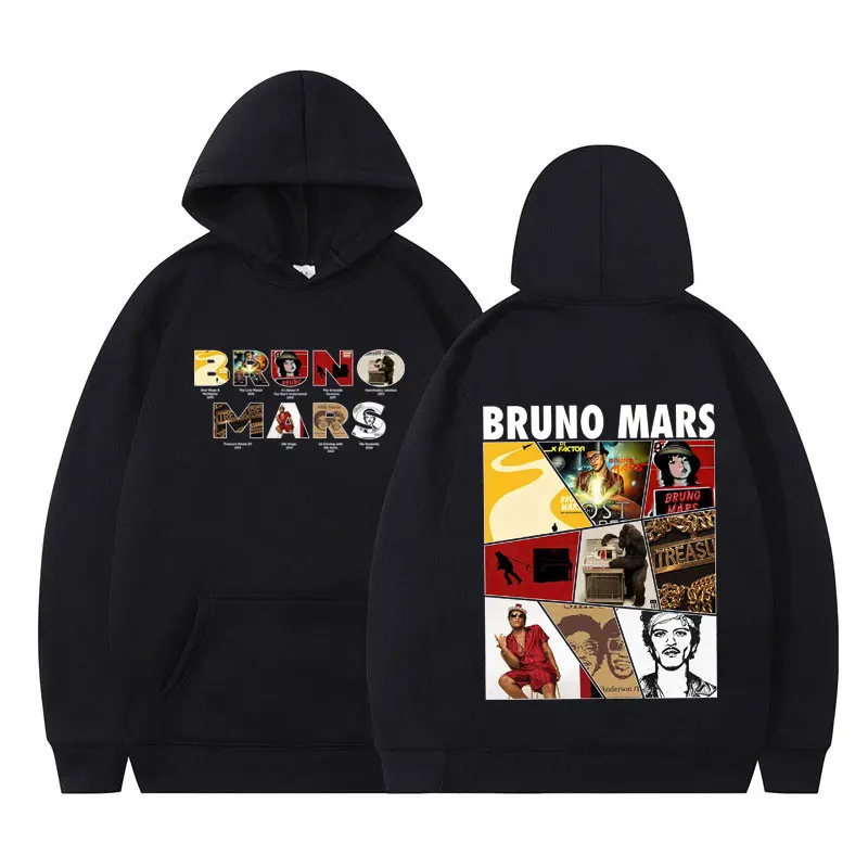 Bruno Mars The Romantic Album Tour 2026 Hoodie Man Woman Hip-hop Harajuku Tracksuit Long Sleeves Casual Loose Oversized Pullover