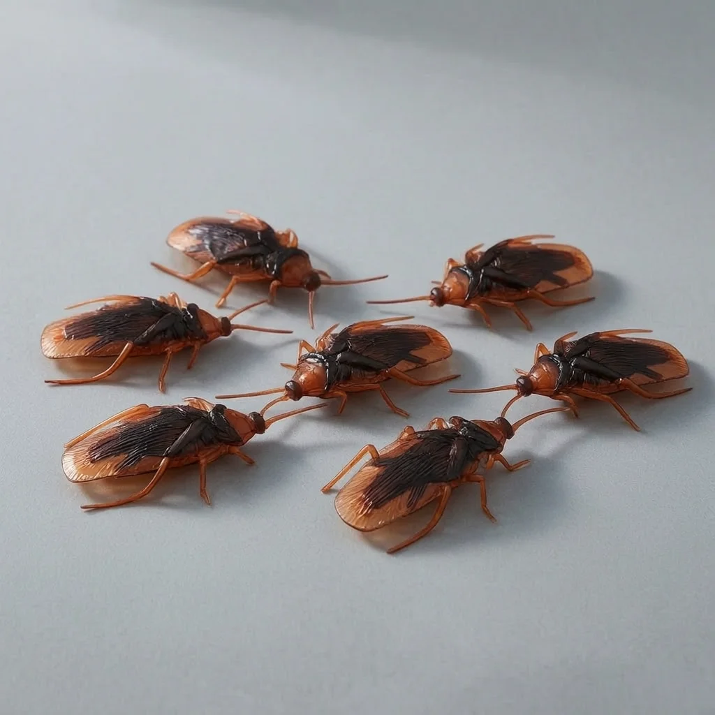 Realistic Fake Cockroach Prank Toy Scary Plastic Insect For Halloween Cosplay Prop And April Fools Day Gag Novelty Bug