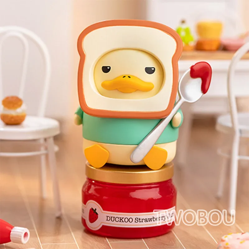 Pop mart ducky cozinha batalha série caixa cega brinquedos acho saco caixa mistério caixa figura de ação surpresa modelo aniversário