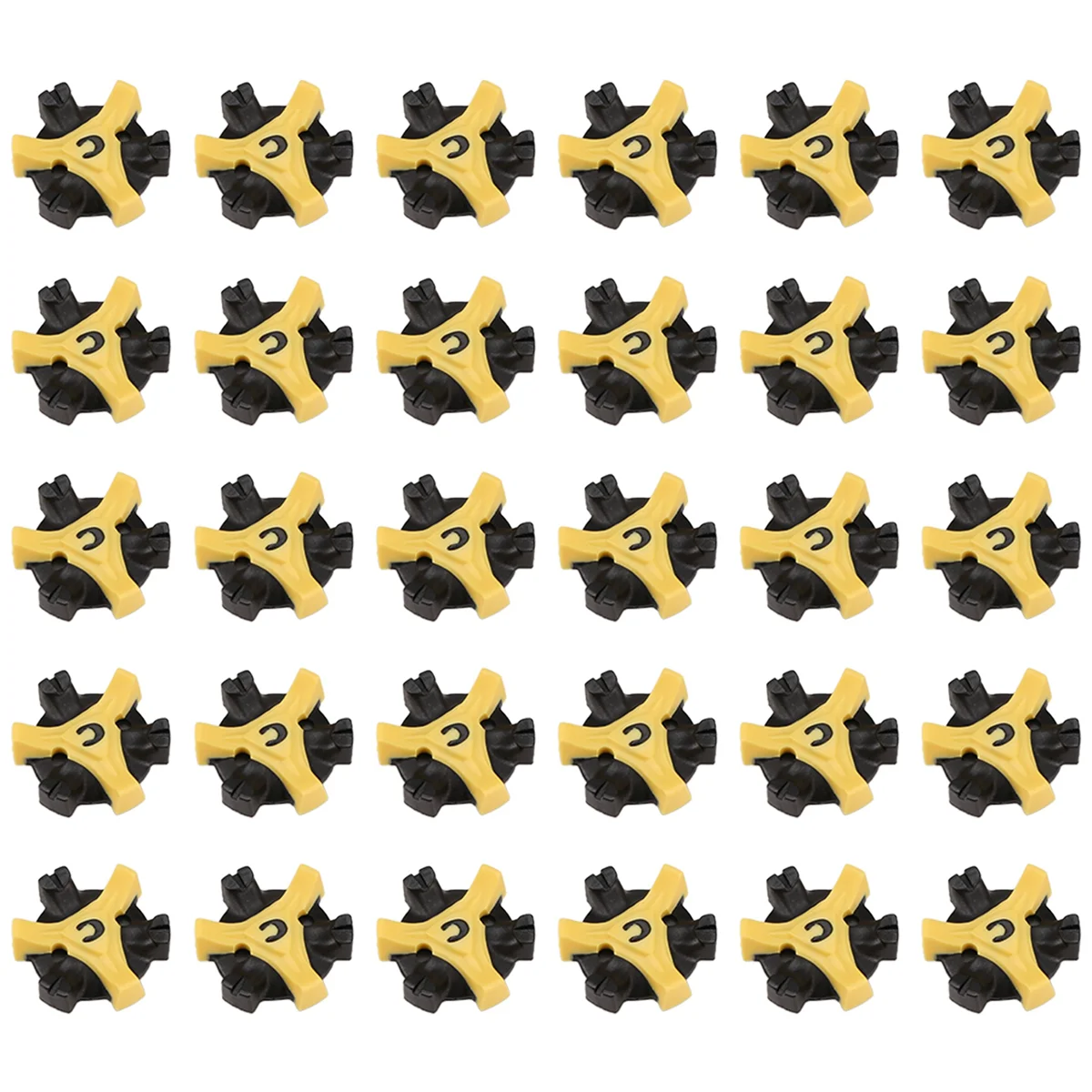 30Pcs Soft Golf Shoe Spikes Metal Thread Studs Replacement Fit for Golf Spike