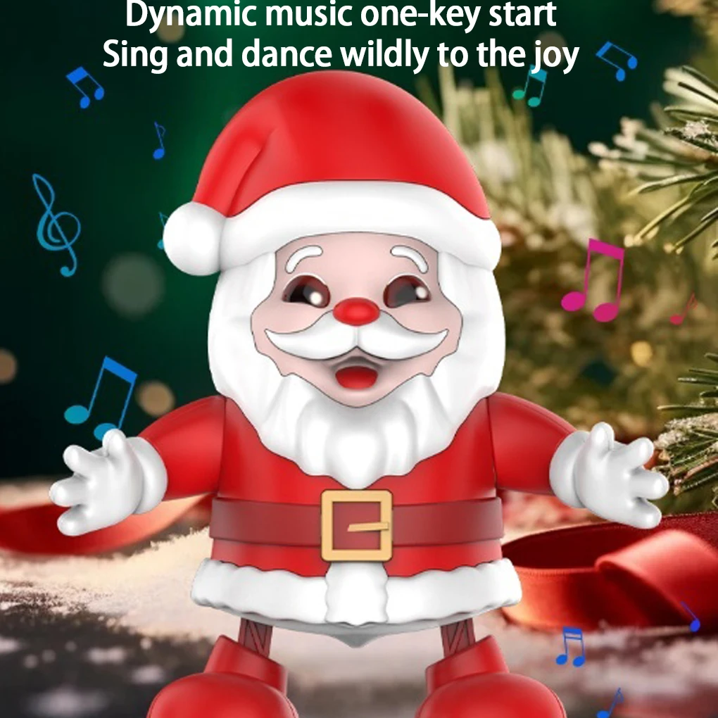 Batteria Babbo Natale, allegria natalizia rossa elettrica, festa danzante