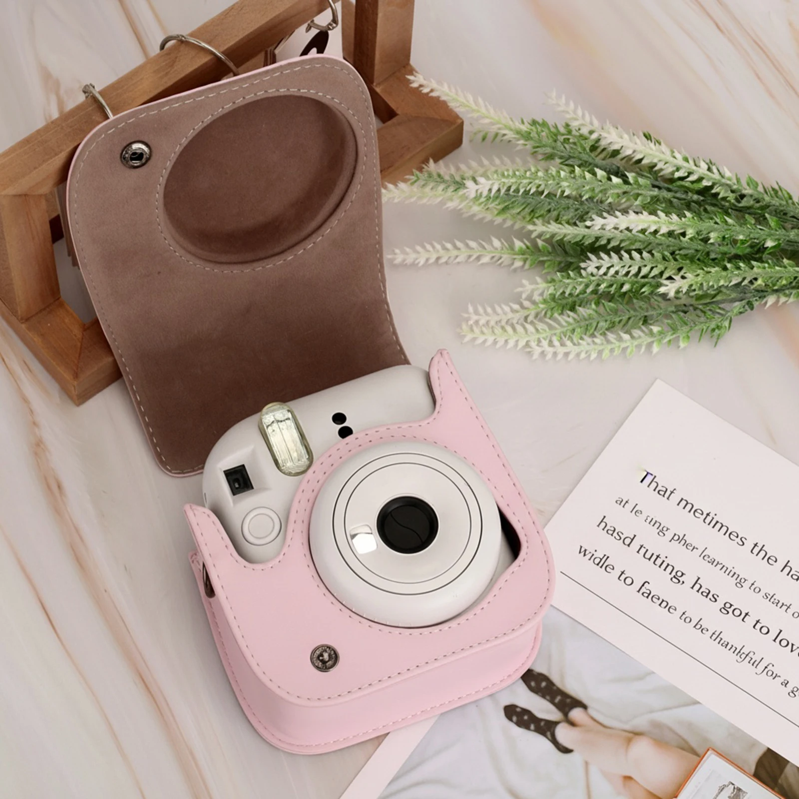 7pcs/Set Camera Bag Include Photo Album Selfie Lens Stickers Frames Mini Case Protective Bag Fit for Fujifilm Instax Mini 12 view 2
