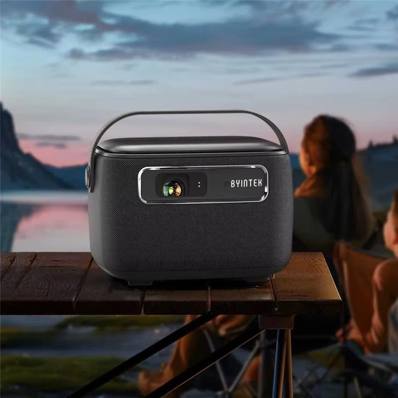 

[Free Sample For Distributor] 3D GTV 15600mAh Battery Rechargeable 4K Projectors R20 Max Fabric Portable DLP Mini Smart