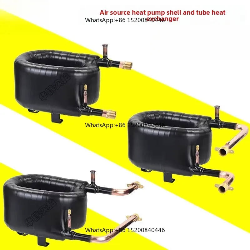 3HP tube heat exchanger, air energy heat pump coaxial air conditioning accessories, evaporator condenser heat exchanger