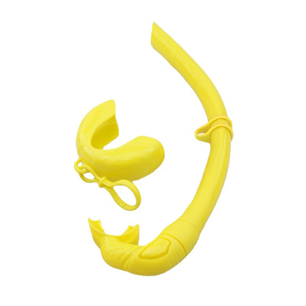 

Silicone Snorkel Tube With Storage Case Professional Portable Foldable Roll Up Wet Diving Snorkel Tube