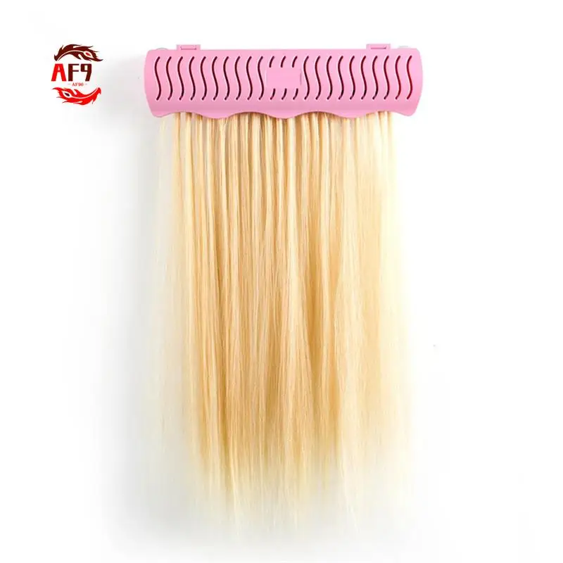 

AF90-Hair Extension Holder Hair Extension Style Designed To Hold Clip-Ins, Micro-Bundles And Sew-In Wefts Pack And Store