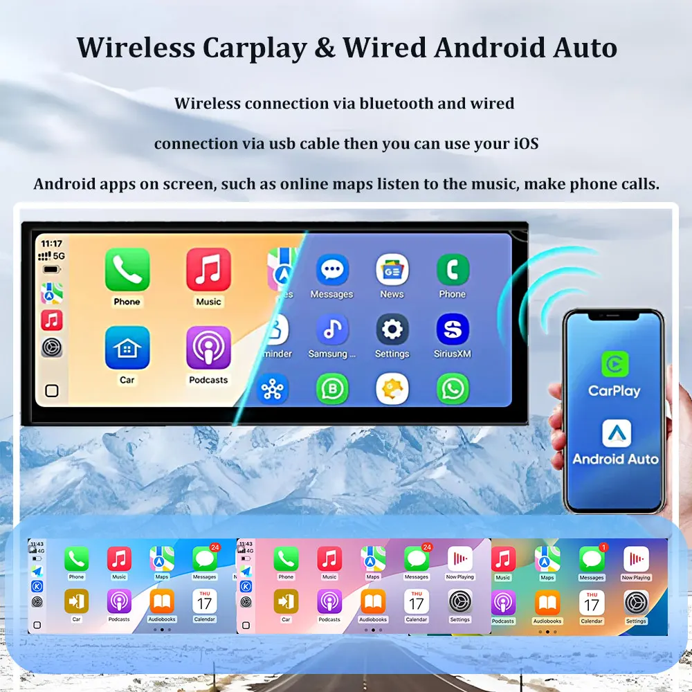 Android 16 Carplay WiFi GPS 4G Car Multimedia Video Player 12.3 inch For Toyota Land Cruiser Prado 150 2018 - 2022 DSP Stereo BT