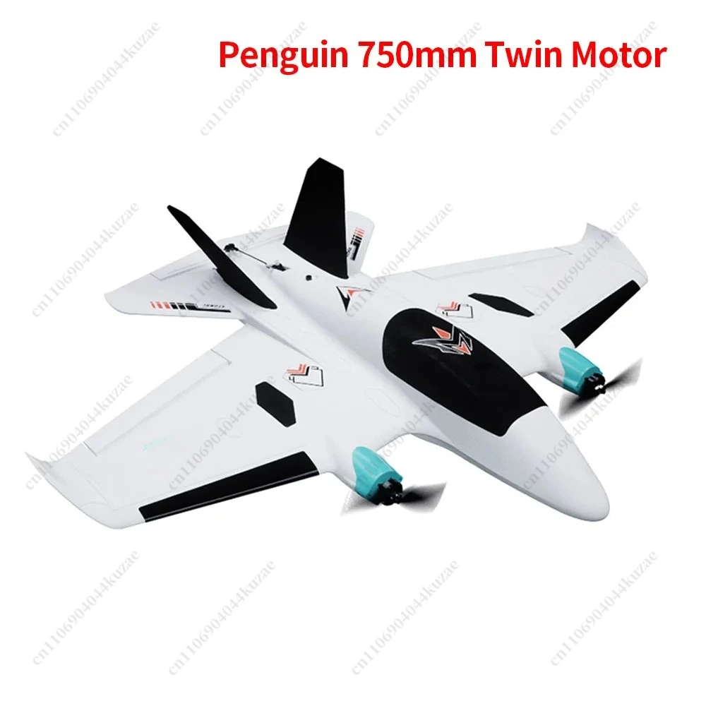 For FPV Fans ATOMRC Penguin 750mm Wingspan Twin Motor FPV RC Plane KIT PNP Outdoor Flying Wing