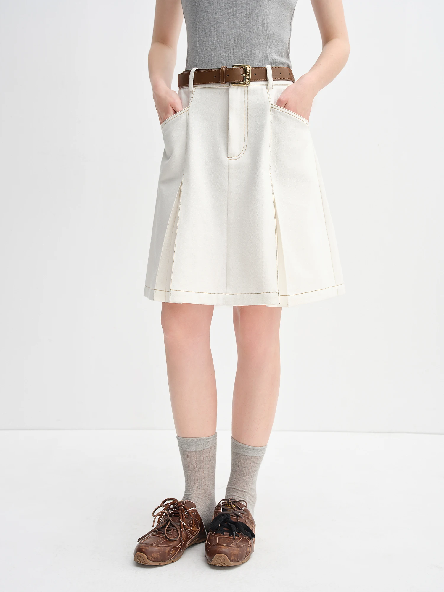 DUSHU 2025 4XL Autumn New2 Women Long Sleeve Shirt Tops Female Long A-LINE Skirts V-Neck Short Sleeve Tops Dress Jackets