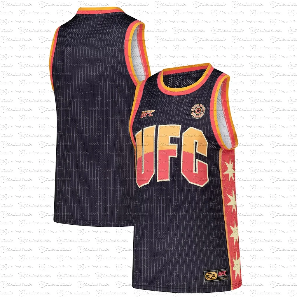 

Men's UFC Combat Vest Quick Drying 3D Printed Breathable Fitness Top Summer 2025 Sports Leisure Training Warm-up Top