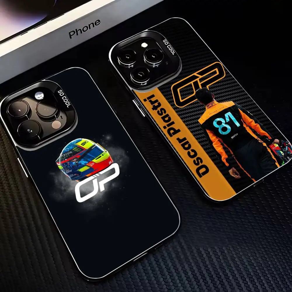 

Driver O-Oscar Piastri 81 Phone Case For iPhone 16,15,14,13,12,11,Mini,Pro,MAX Black Matte Shockproof Cover