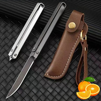 M390 Stainless Steel Folding Knife High Hardness Multifunctional Fruit Knife Window Breaking Survival Portable Outdoor Knife