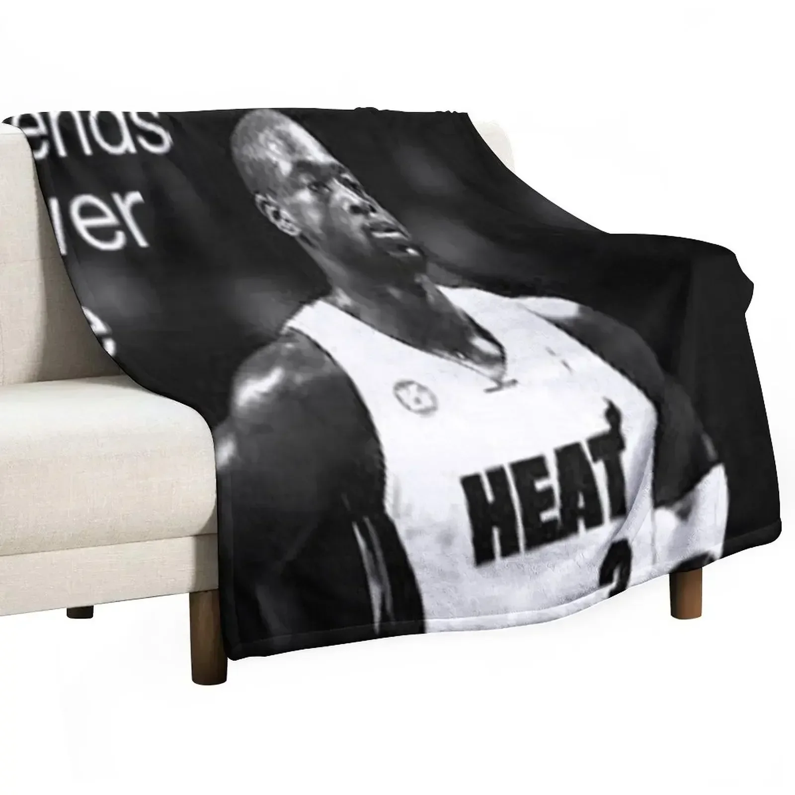 Dwyane Wade - Legends Never Die Throw Blanket bed plaid Shaggy Blankets