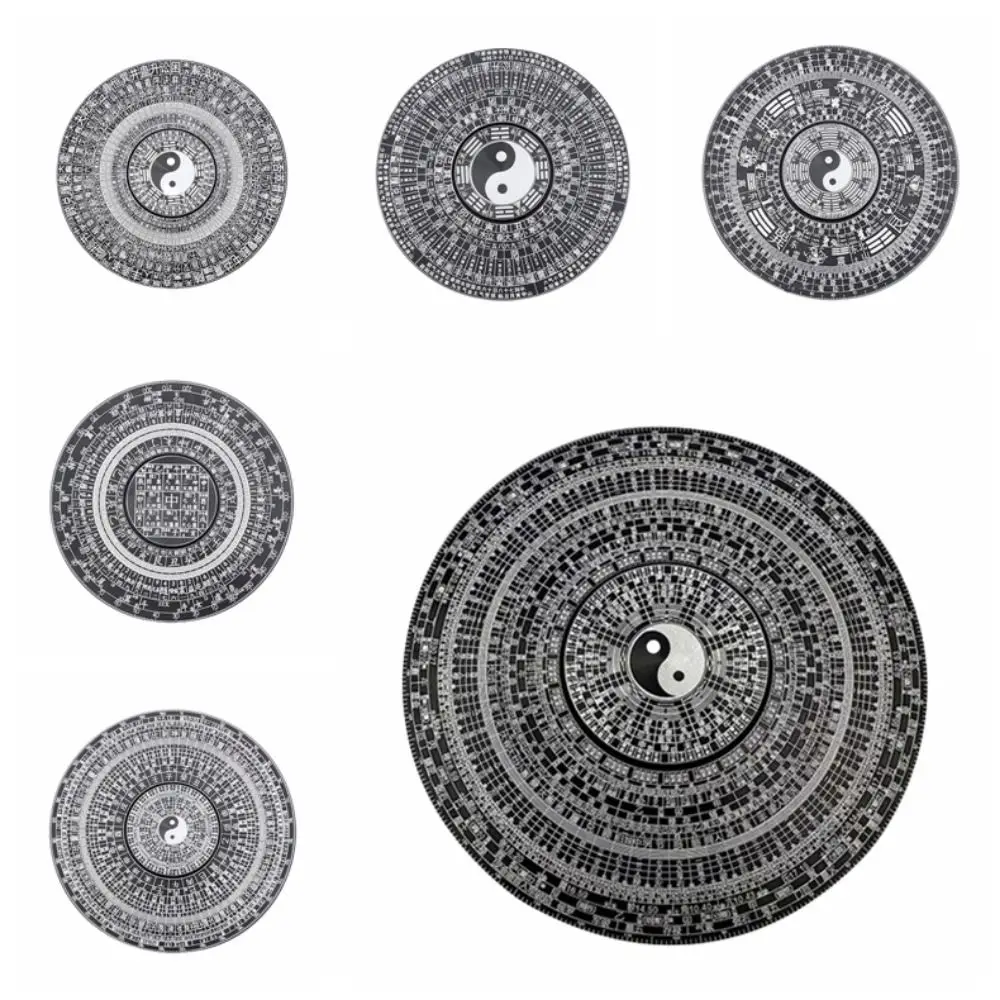 Gyroscope portatif Tai Chi doigt Gyro Bagua modèle en alliage d'aluminium doigt Spinner rotatif rétro Fidget Spinner école