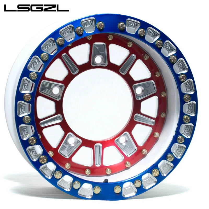 

Custom 2 Piece 15 17 18 20 22 24 26 Inch ATV&UTV Forged Beadlock off Road Wheel Rims 4x4 5x114.3 6x139.7 5x120